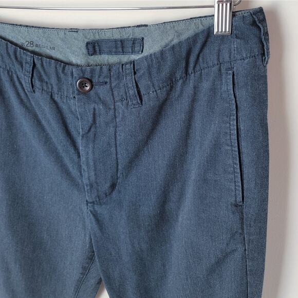 J. Crew Dark Chambray Jogger Pants‎ Size 28 Regular - Picture 3 of 8